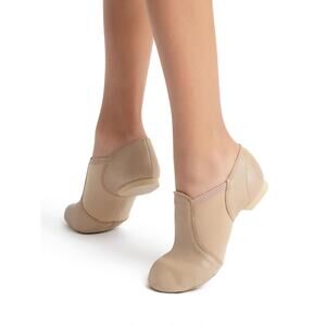 Capezio UNISEX SHOES SUN Tan Kids sz 10 Leather Jazz boot ballet dance NEW TAG